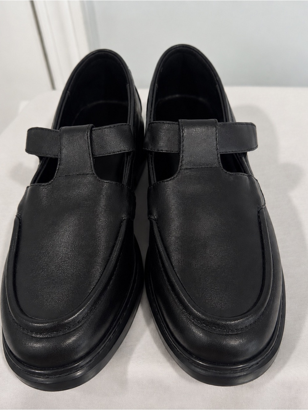Black Leather Loafers